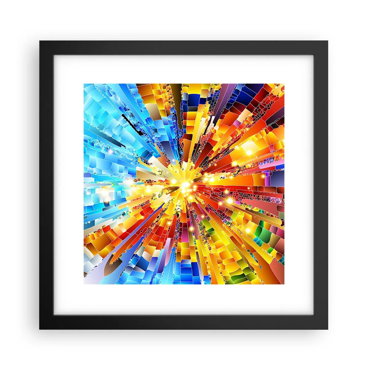 Poszter fehér keretben - In medias res - 30x30 cm