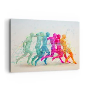 Vászonkép - A mozgás harmóniája - 100x70 cm