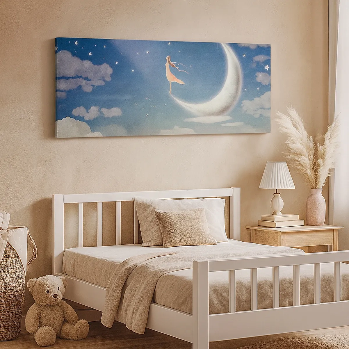 Vászonkép - Kék udvarló - 30x30 cm