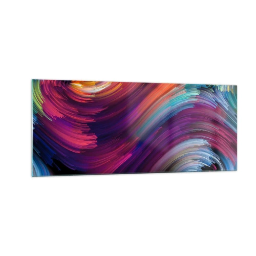 Üveg kép - Egy új világ kezdete - 100x40 cm