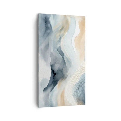 Vászonkép - Hó és köd absztrakció - 45x80 cm