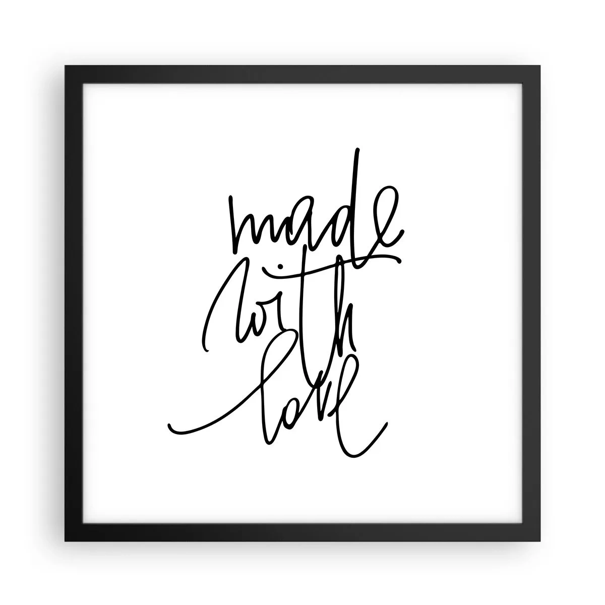 Poszter fehér keretben - A legjobb márka - 40x40 cm