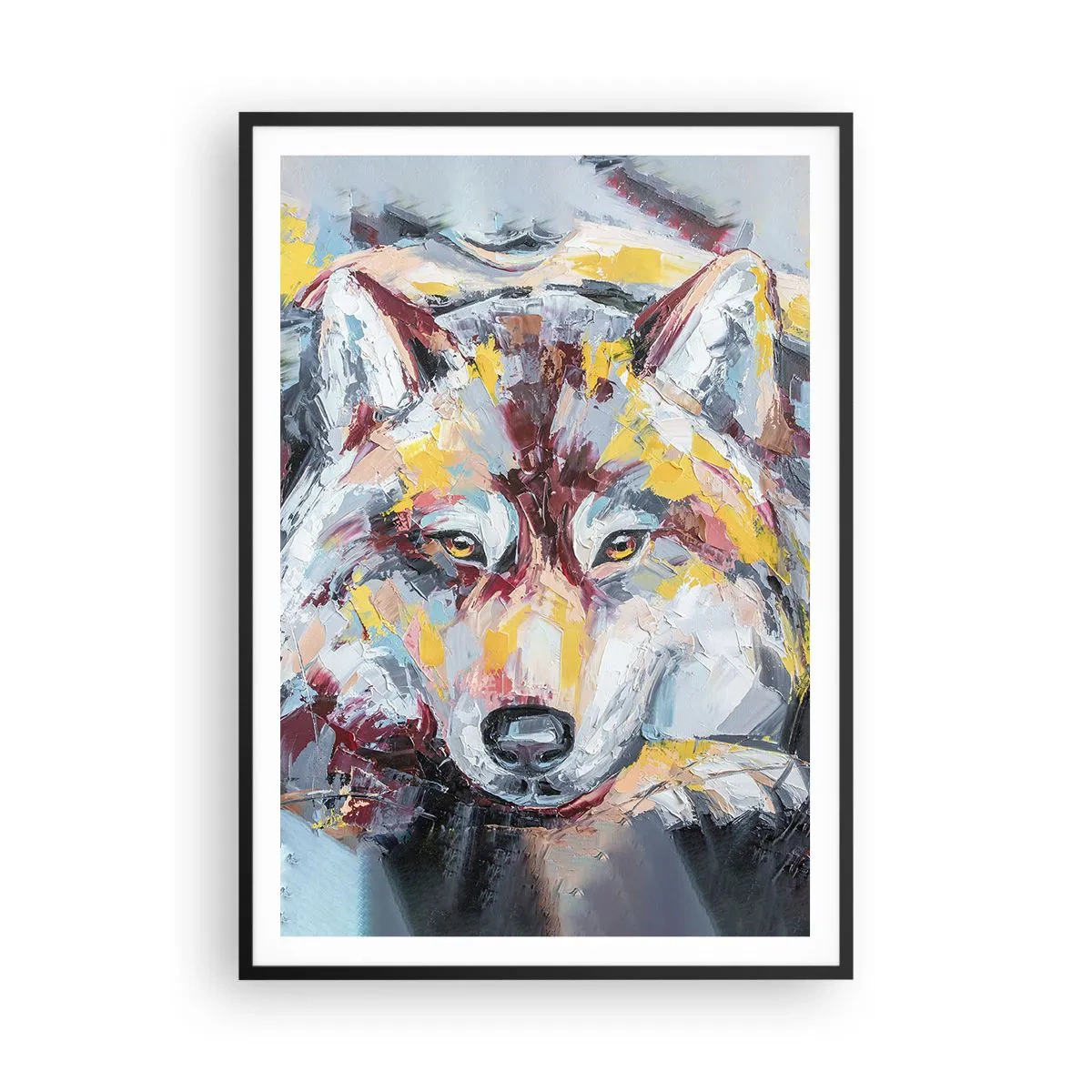 Poszter fehér keretben - Nyugalom a szeretteink között - 70x100 cm