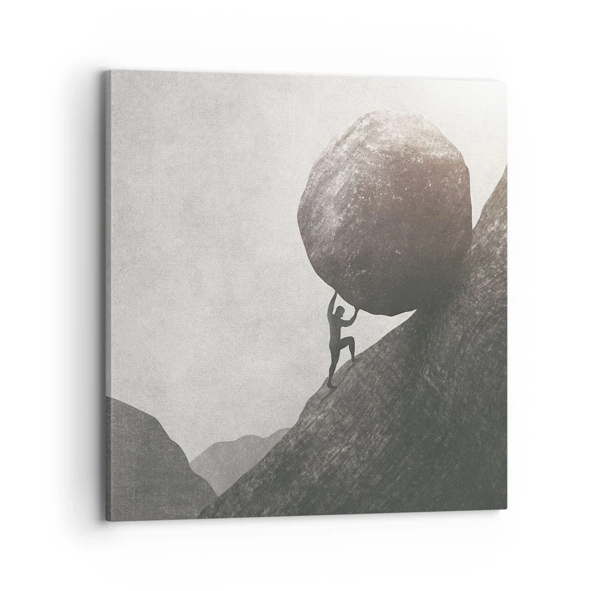 Vászonkép - Hiszek minden remény ellenére - 70x70 cm