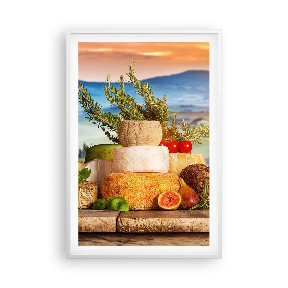 Poszter fekete keretben - Az olasz életöröm - 61x91 cm