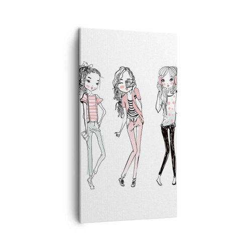 Vászonkép - Lesz, jó móka lesz - 45x80 cm