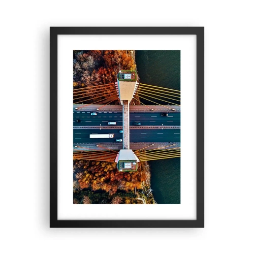 Poszter fehér keretben - TÚL a vizeken, túl az erdőkön - 30x40 cm