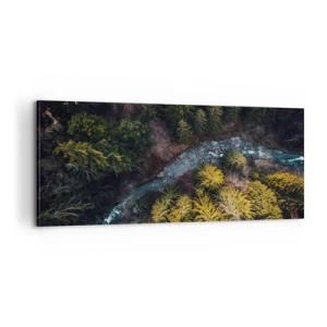 Vászonkép - Gyorsan, egyre gyorsabban - 100x40 cm
