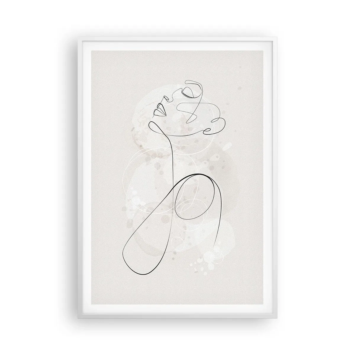 Poszter fekete keretben - A szépség spirálja - 70x100 cm