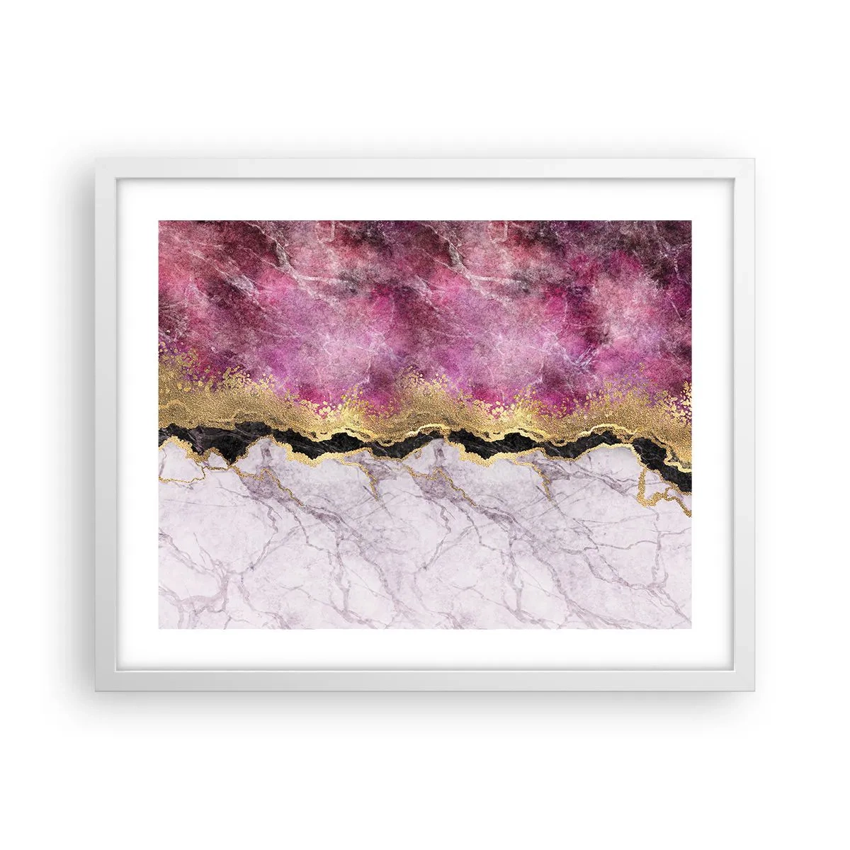 Poszter fekete keretben - A határon - 50x40 cm