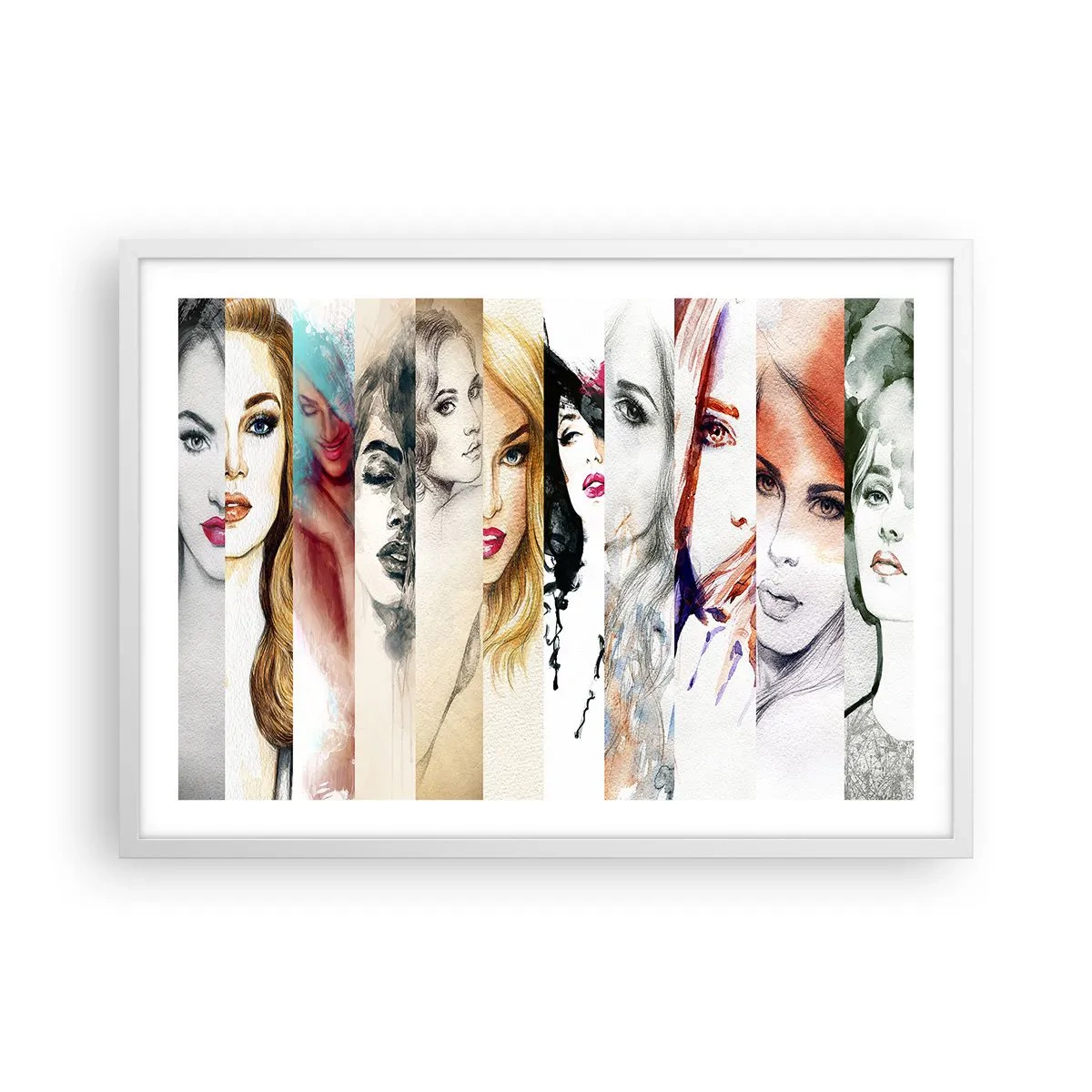 Poszter fekete keretben - És ez mindig TE - 70x50 cm