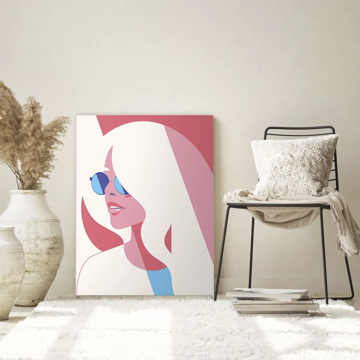 Üveg kép - Szőke volt... - 80x120 cm