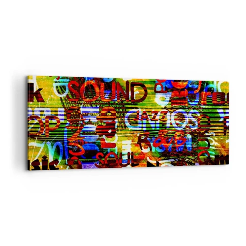 Vászonkép - A hang mindegyik színe - 100x40 cm