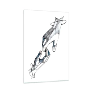 Üveg kép - Szép gesztus - 80x120 cm