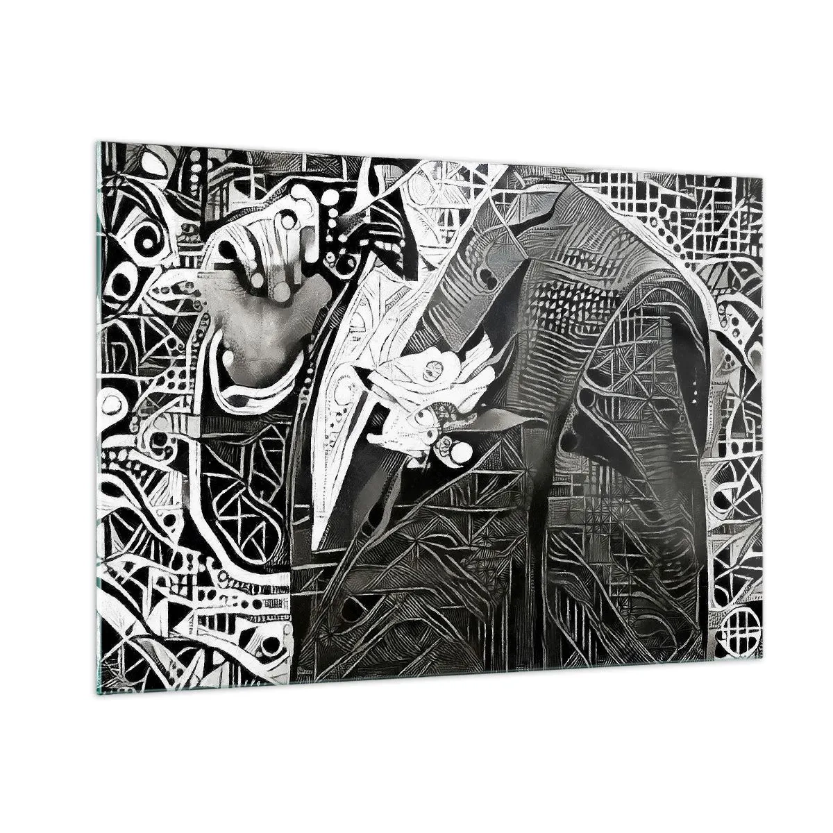 Üveg kép - Csak látszólag öreg ember - 100x70 cm