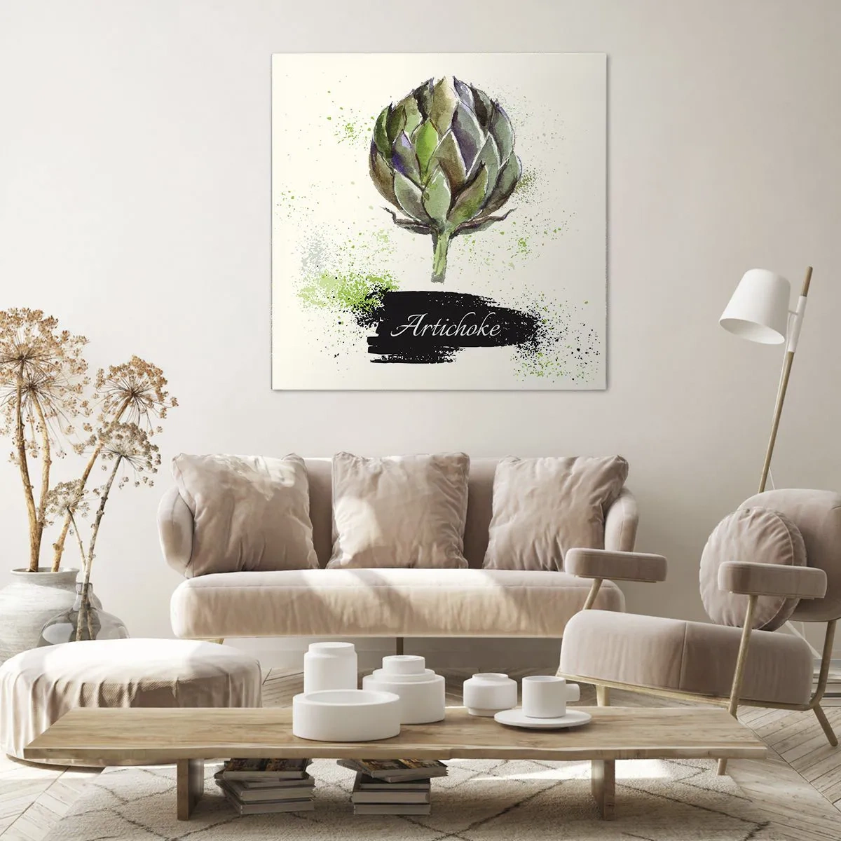 Vászonkép - Eviva zöldségek! - 60x60 cm