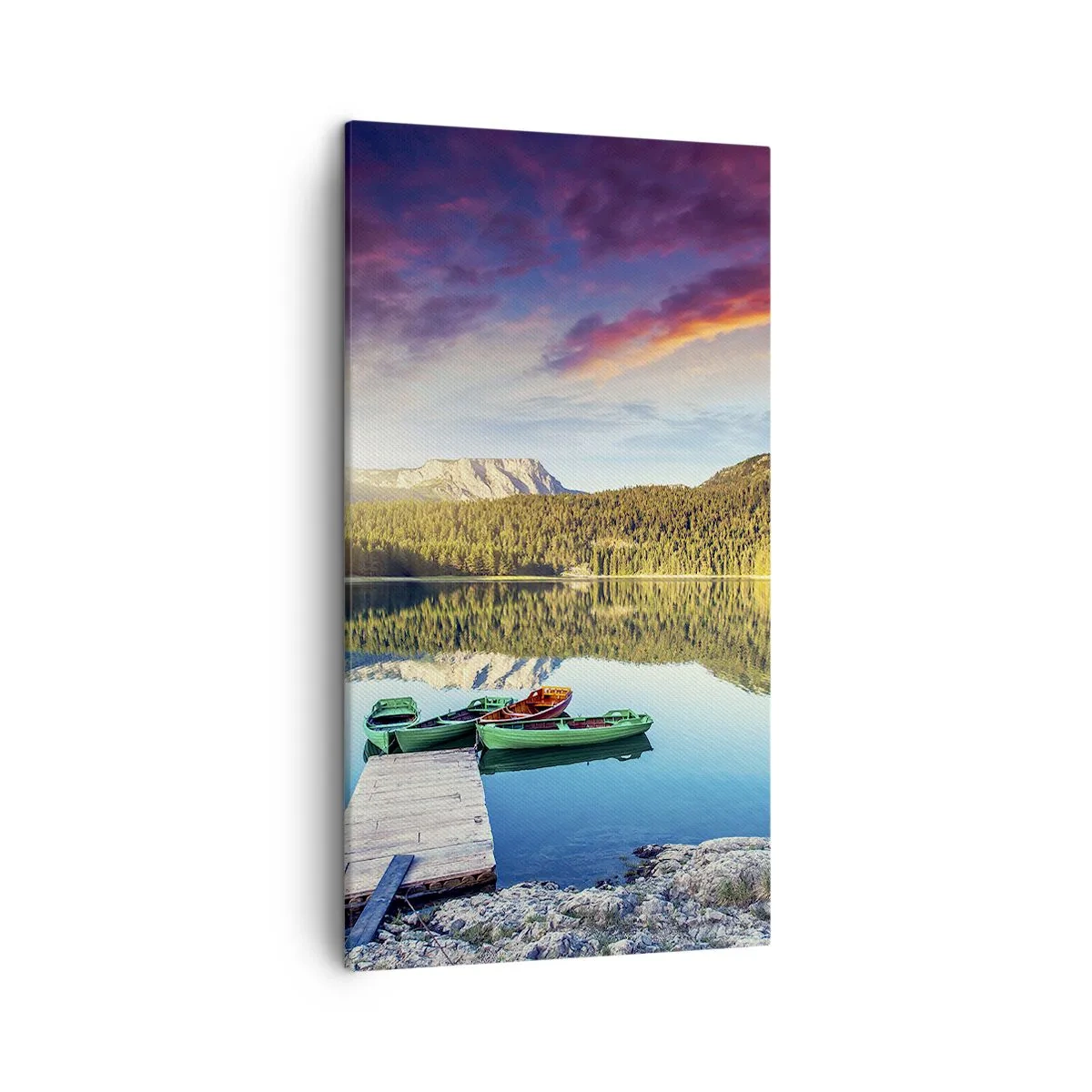 Vászonkép - A tükörsima víz felett - 45x80 cm