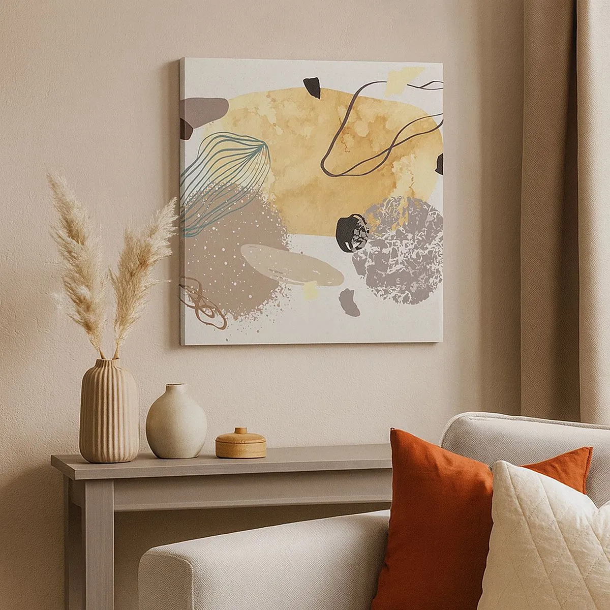 Vászonkép - Alkalmazott plumkológia - 30x30 cm