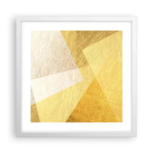 Poszter fekete keretben - A geometria időjárása - 40x40 cm