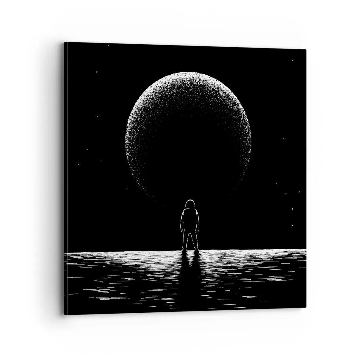 Vászonkép - Szemtől szemben - 70x70 cm