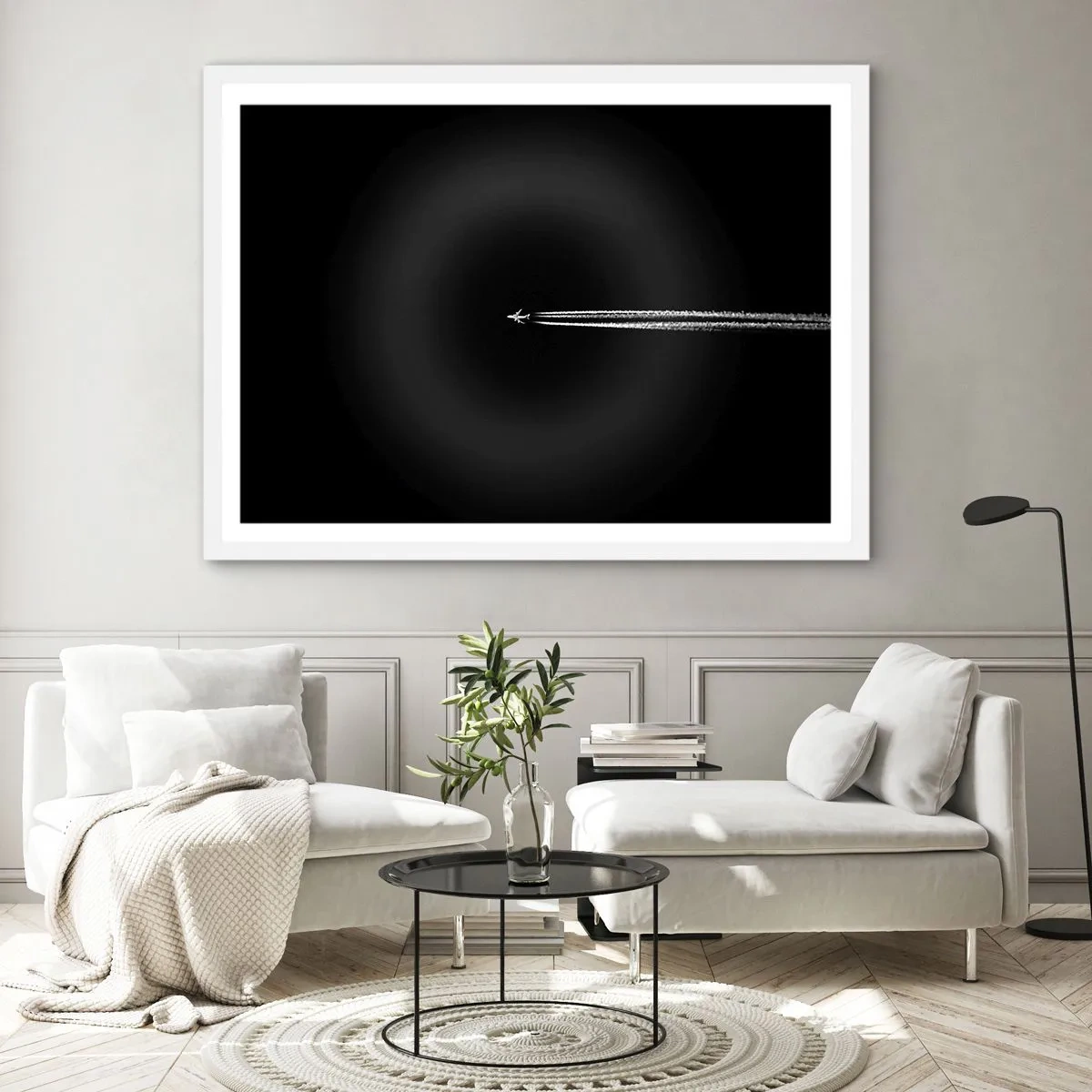 Poszter fekete keretben - Egy másik dimenzióba - 100x70 cm