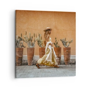 Vászonkép - Hippi stílusban - 60x60 cm