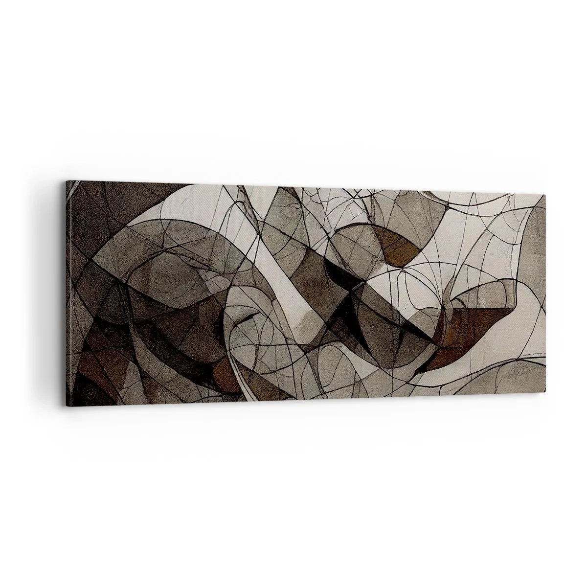 Vászonkép - A föld színeinek keringése - 100x40 cm
