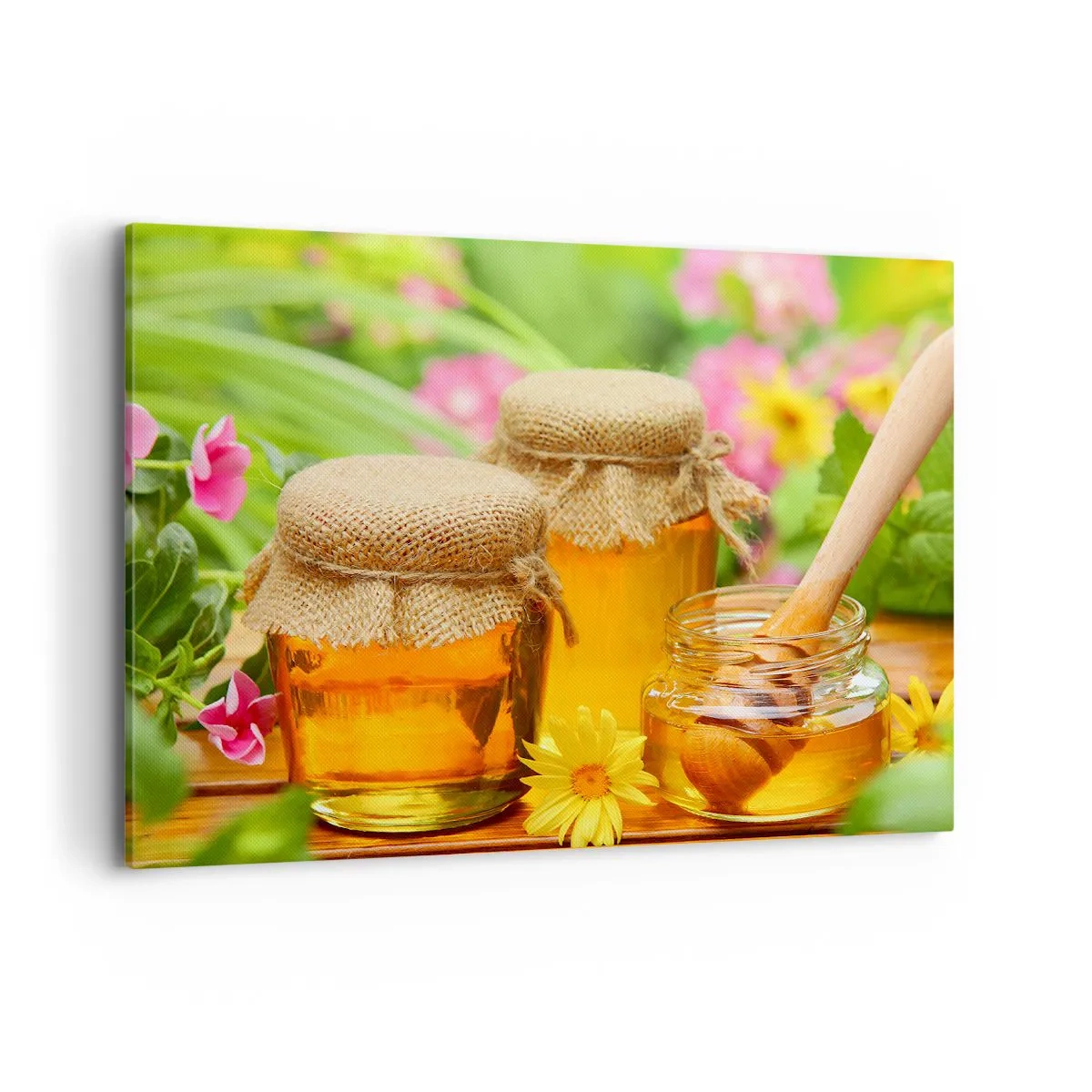 Vászonkép - Édes és virágos - 100x70 cm