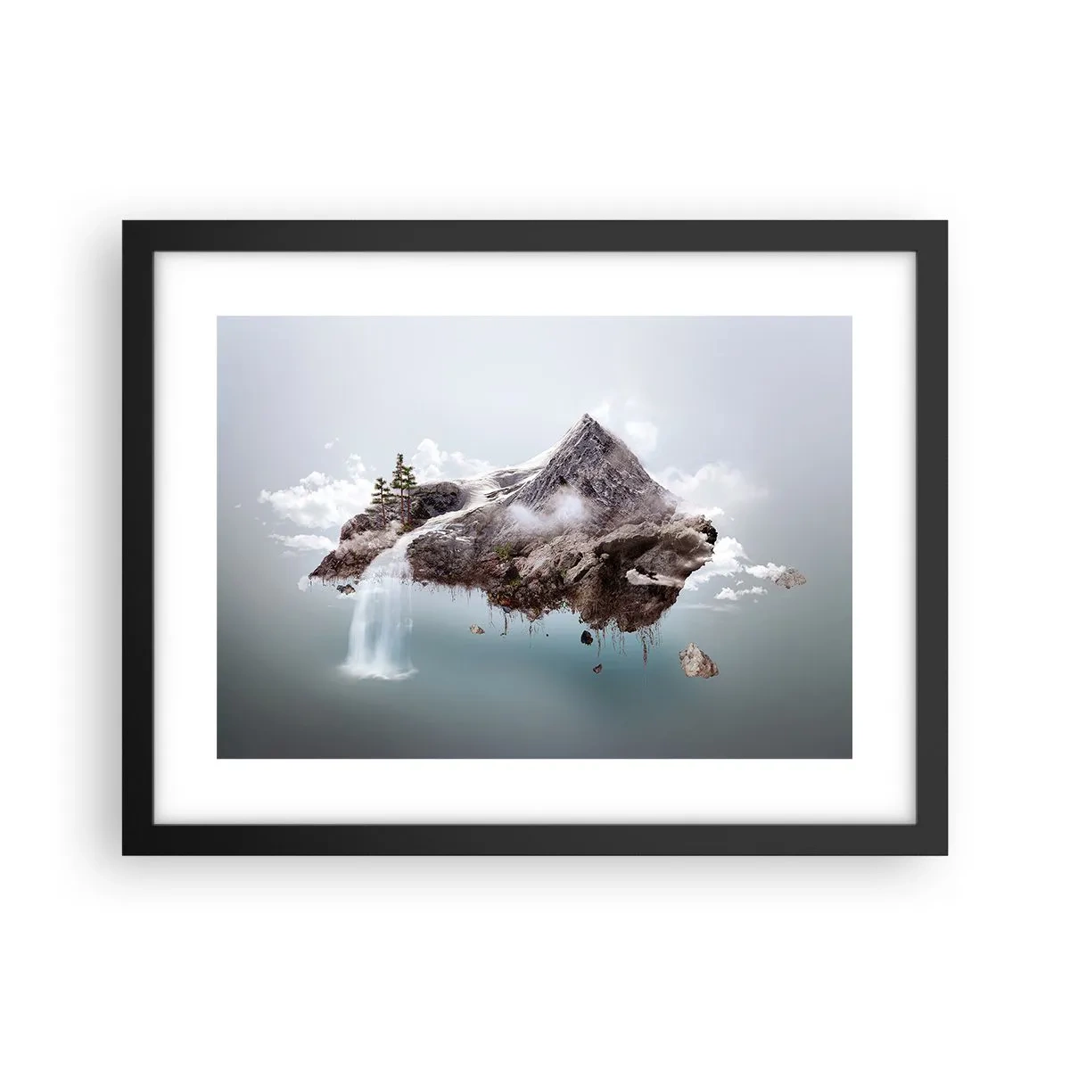 Poszter fehér keretben - Egy szürrealista szemével - 40x30 cm