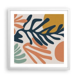 Poszter fekete keretben - Koralltengerek - 50x50 cm