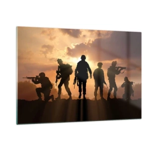 Üveg kép - Brothers in arms - 120x80 cm