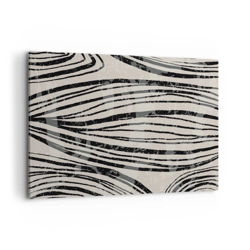 Vászonkép - Vonalak csobbanása - 120x80 cm