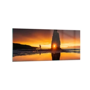 Üveg kép - Csak te és a természet - 120x50 cm