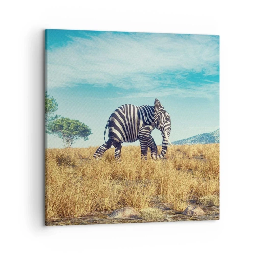 Vászonkép - A szürke már nem menő - 60x60 cm