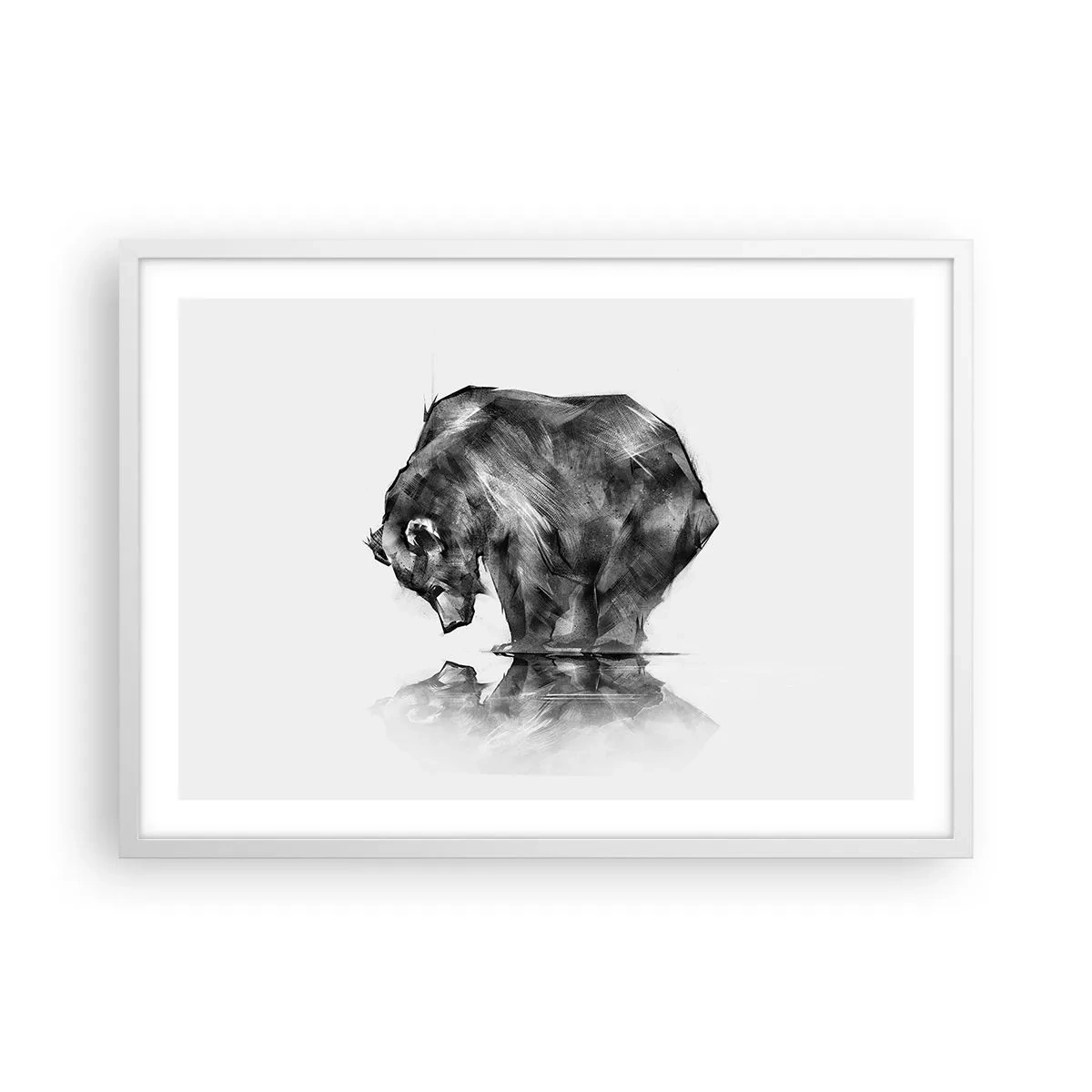 Poszter fekete keretben - Jó látni rokont - 70x50 cm