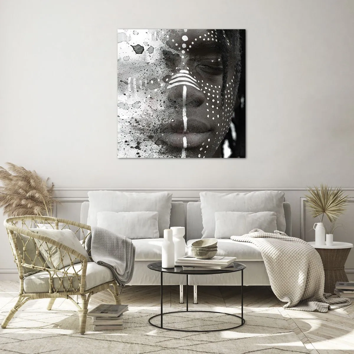 Üveg kép - Fedezd fel az eredeti szellemet - 30x30 cm