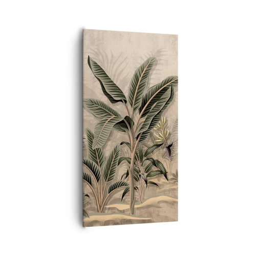 Vászonkép - Gyarmati stílusú metszet - 65x120 cm