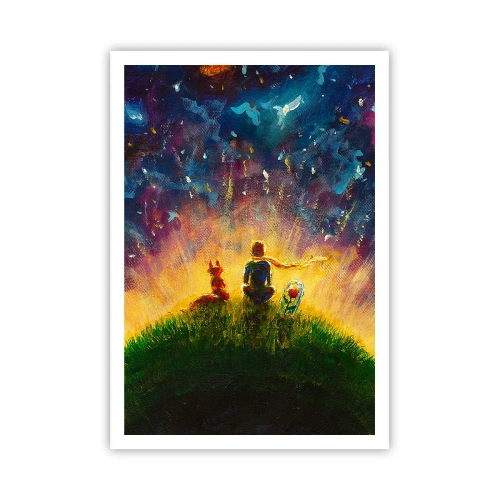 Poszter - Szerelem és barátság – az egész világ - 70x100 cm