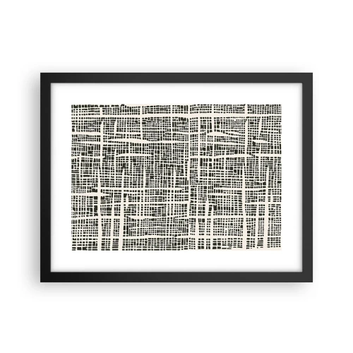 Poszter fehér keretben - Szőtt kompozíció - 40x30 cm