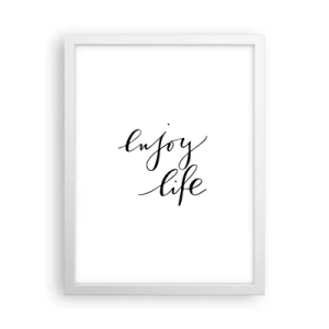 Poszter fekete keretben - Se több… - 30x40 cm