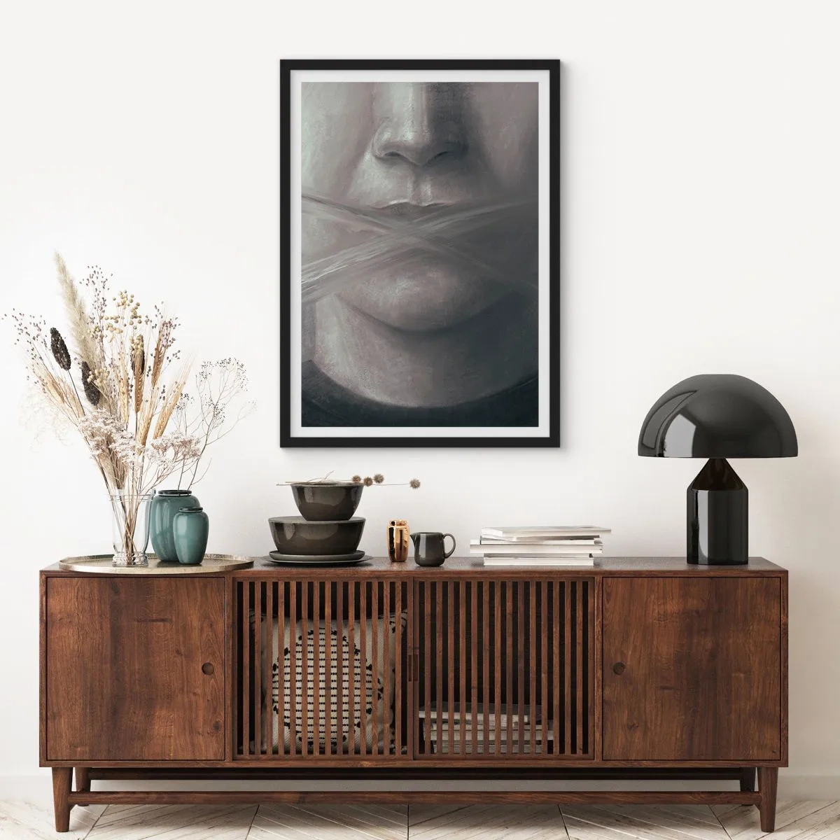 Poszter fehér keretben - Szó nélkül - 61x91 cm