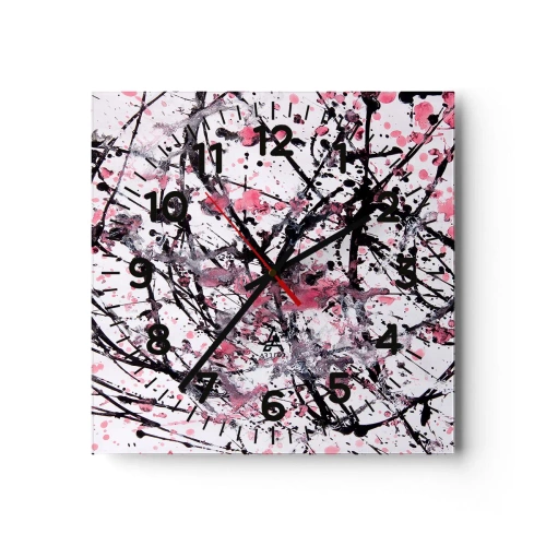 Falióra, Óra - Az élet múló természete - 40x40 cm
