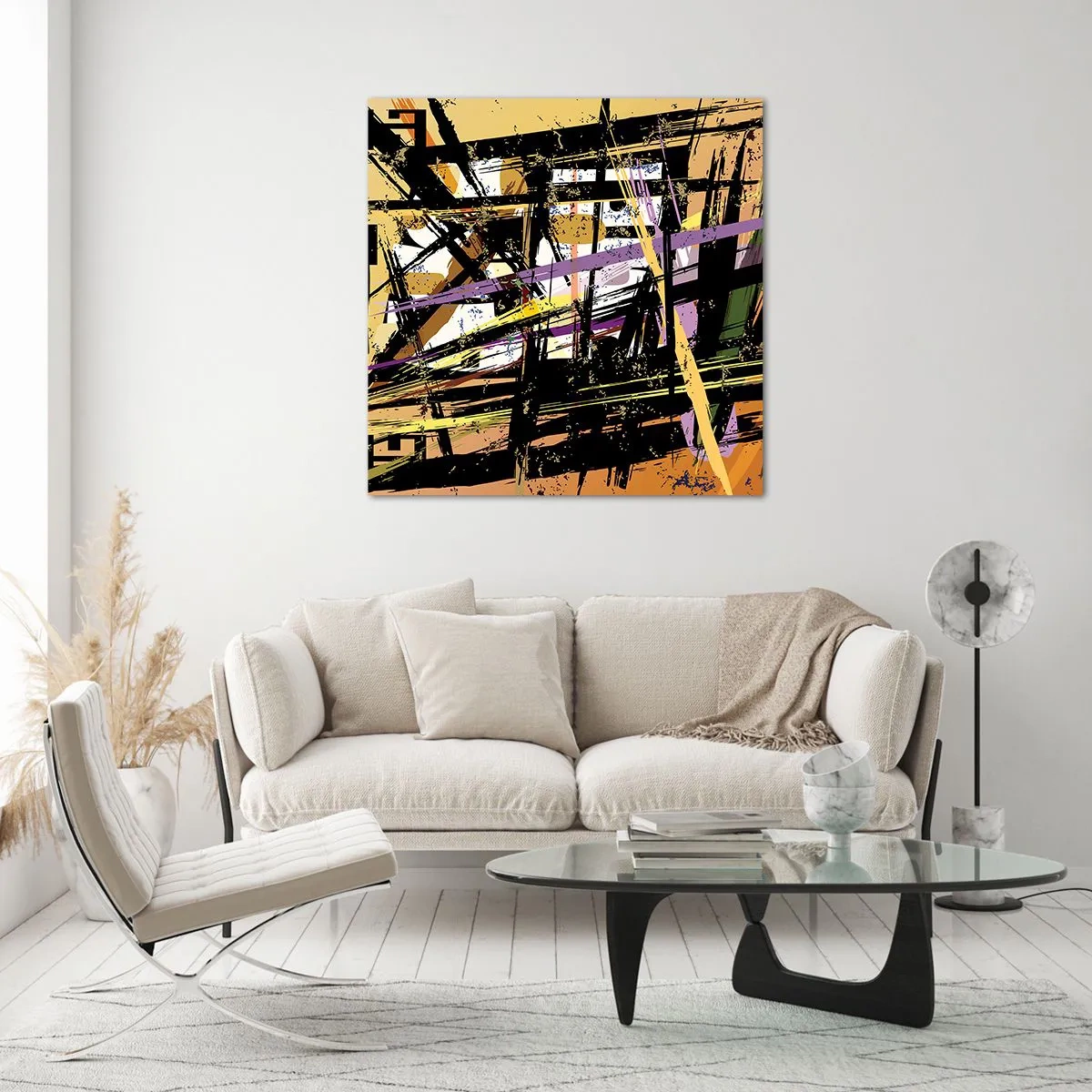 Üveg kép - Éles vágás - 70x70 cm