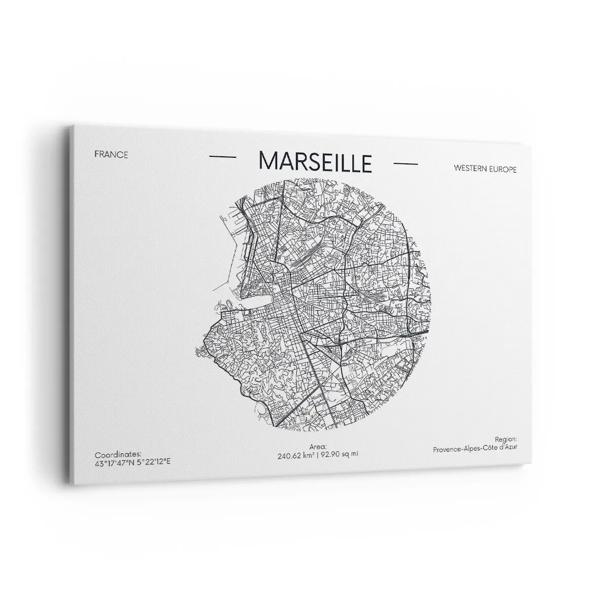 Vászonkép - Marseille anatómiája - 100x70 cm