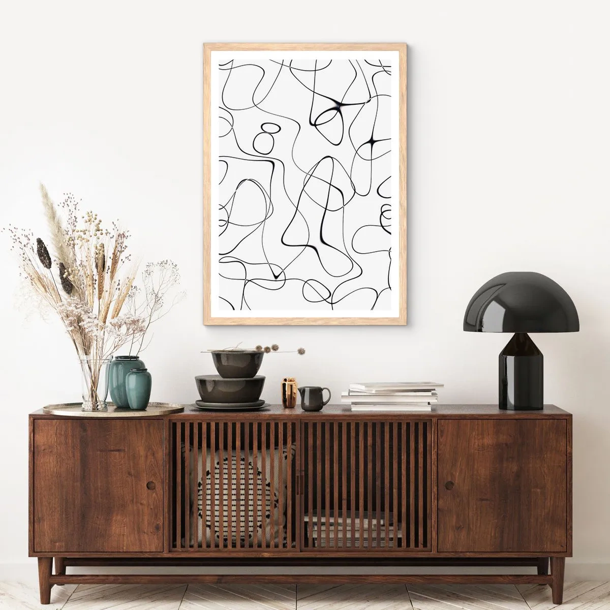 Poszter világos tölgy keretben - Életutak, sorsok - 50x70 cm