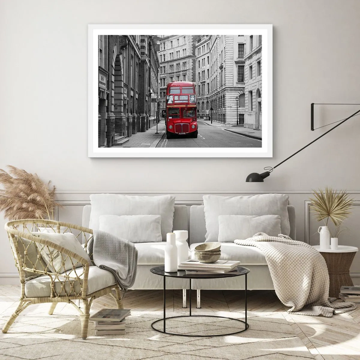 Poszter fekete keretben - A mindennapi életnek nem kell szürkének lennie - 100x70 cm