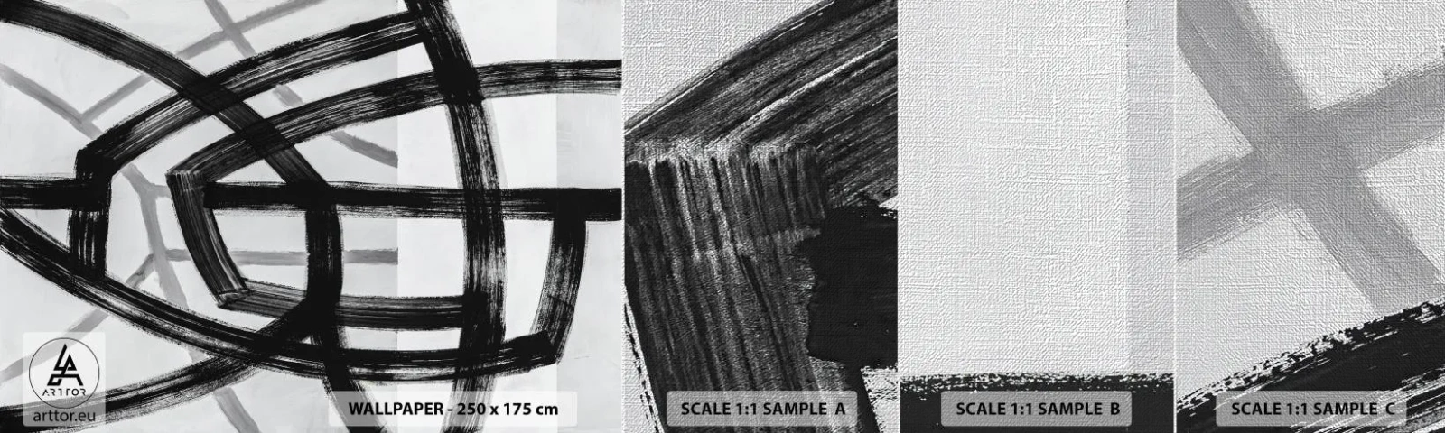 Fotótapéta Minta Premium Canvas - Mélység építése - kötőjelek, Darab, Modern - 100x30 cm
