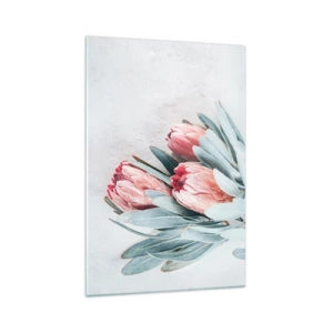 Üveg kép - Szégyellve saját szépségüket - 70x100 cm