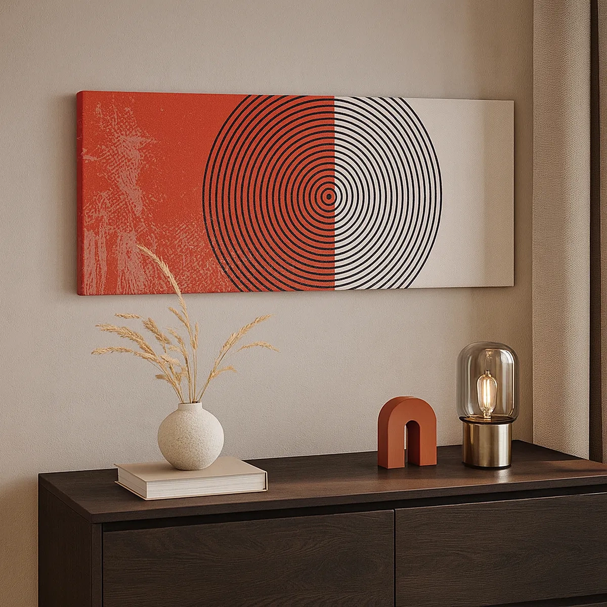 Vászonkép - Pont a célba - 30x30 cm