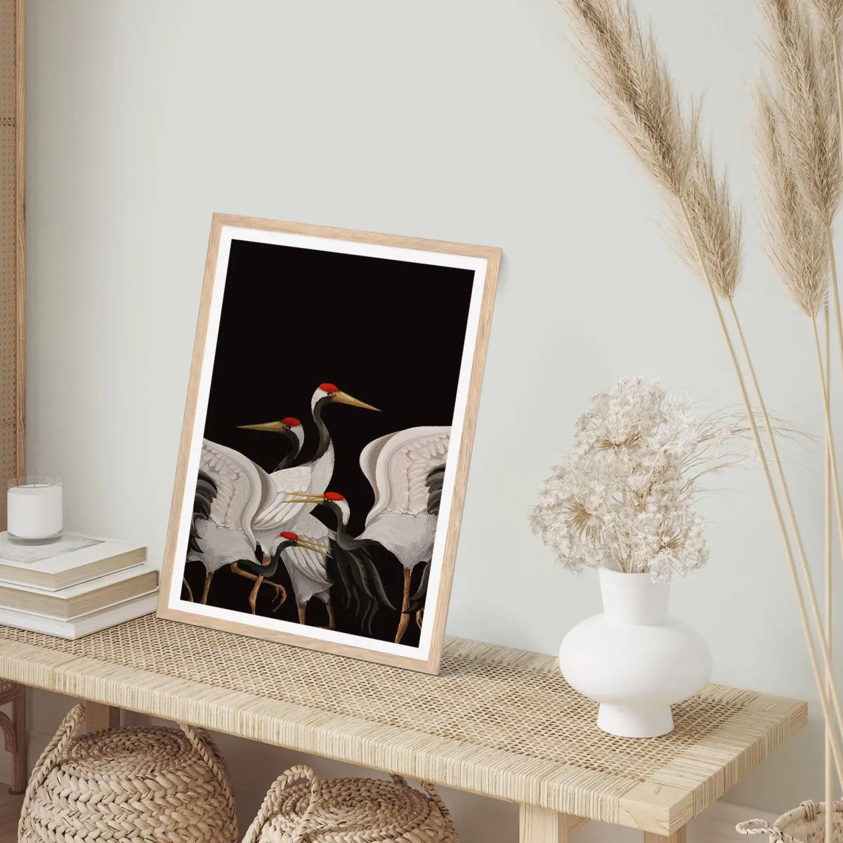 Poszter világos tölgy keretben - Madádolgok - 61x91 cm